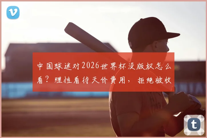 中国球迷对2026世界杯没版权怎么看？理性看待天价费用，拒绝被收割才是真